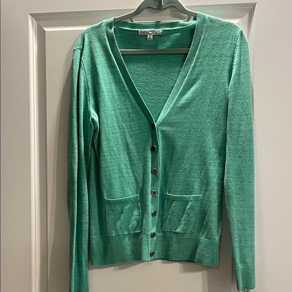 Green CAbi cardigan-small